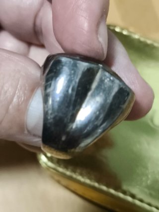 Anillo Corazón Tous Negro y Plata Original