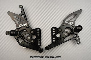 Estriberas retrasadas SUZUKI GSXR 1000 2005 - 2006