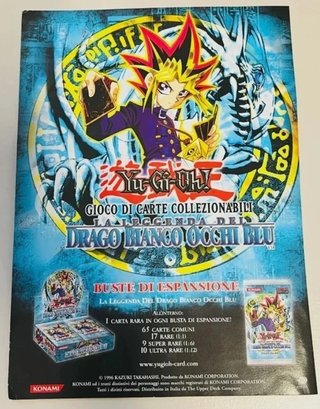 Locandina Yu-Gi-Oh! 13x18 La Leggenda Drago Bianco