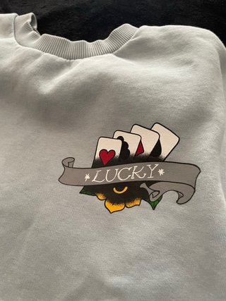 Sudadera azul entretiempo