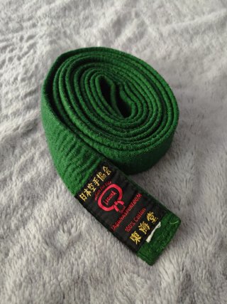 Cinturón verde artes marciales LAGUNA