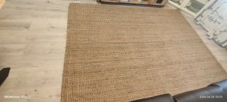 Alfombra Yute Grande Beige/Marrón