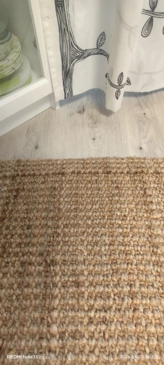 Alfombra Yute Grande Beige/Marrón
