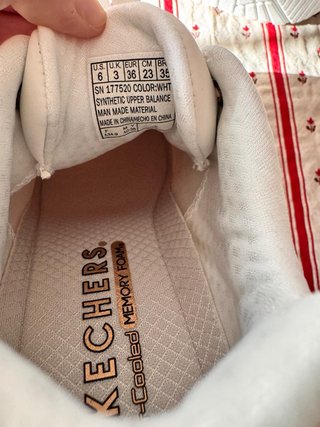 Skechers Fashion Fit Scarpe Donna Bianche Oro
