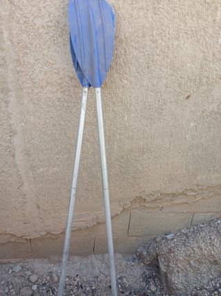 Remos para barca de aluminio y plástico