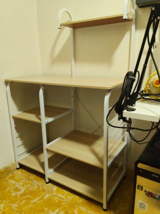 Mueble Coffee Corner Madera y Metal