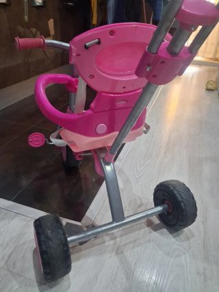Triciclo Rosa 1-4 años con Apoya Pies
