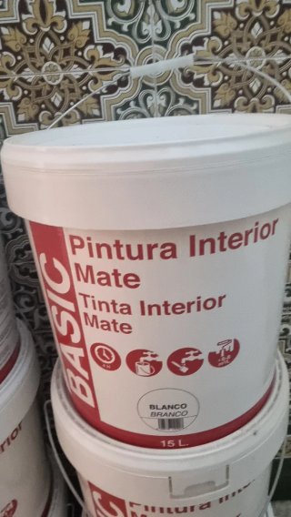 Pintura Interior Mate Basic 15L