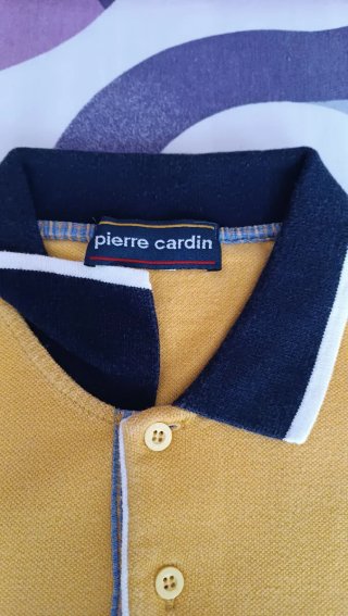 Polo Pierre Cardin Amarillo Hombre
