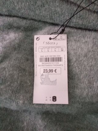 Jersey lana fino manga larga