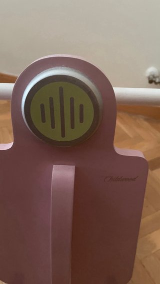 Balancín Moto Madera Rosa Chindhome