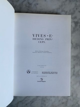 Vives. Edicions Princeps