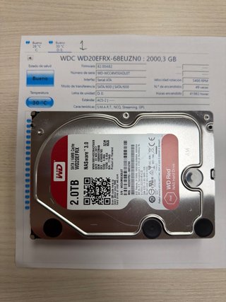 Disco Duro 2TB WD Red NAS SATA III