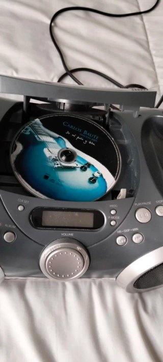 Radio CD Memorex Negro/Plata