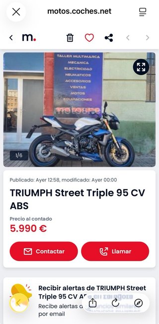 Triumph Street Triple 675 2015 95cv ABS