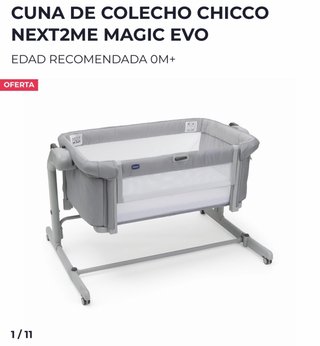 Cuna Colecho Chicco Next2Me Magic Evo