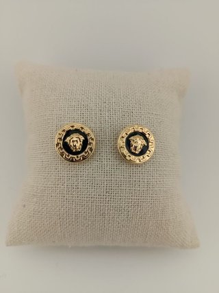 Pendientes Redondos Versace Medusa.