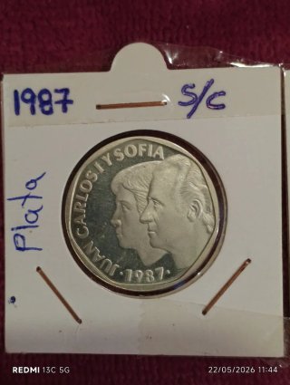 Moneda Plata Así Nace Una Moneda 1987