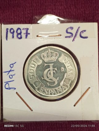 Moneda Plata Así Nace Una Moneda 1987