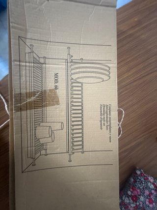 Estante para platos de aluminio