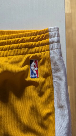 Pantalones Cortos Adidas NBA Lakers Oro/Morado