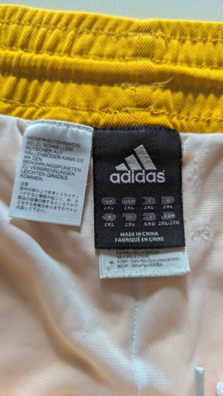 Pantalones Cortos Adidas NBA Lakers Oro/Morado