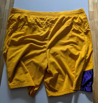 Pantalones Cortos Adidas NBA Lakers Oro/Morado