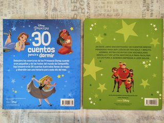 Lote de 2 libros de cuentos Disney