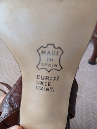 Sandalias J. Rubio Piel Talla 36 Vintage