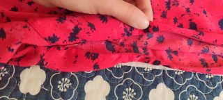 Mono falda pantalón rojo y negro