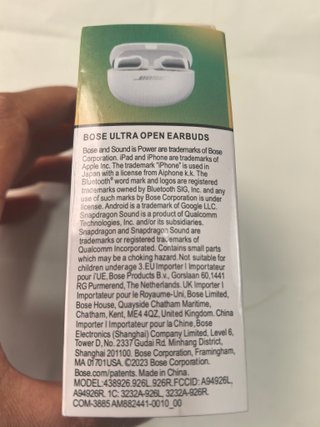 Auriculares Bose Ultra Open Earbuds Blancos