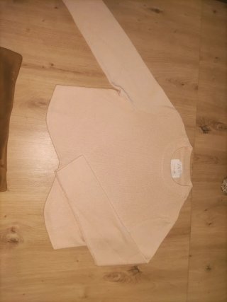 Conjunto Zara niña Jersey + Falda Ante