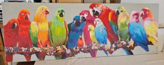 Cuadro Loros Maison du Monde