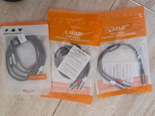 Cable RCA Macho/Hembra Audio Coche
