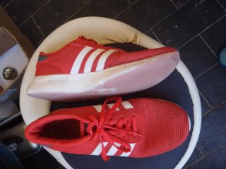 Scarpe sportive uomo Adidas rosse