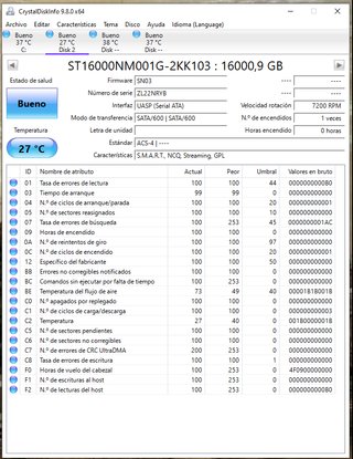 3 x Disco Duro Seagate Exos X16 16TB