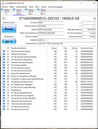 3 x Disco Duro Seagate Exos X16 16TB