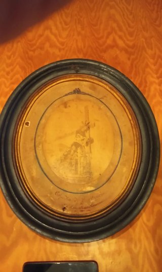Antiguo cuadro litografía Jesús Nazareno