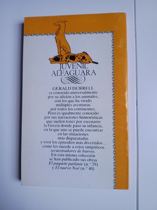 Los secuestradores de burros libro Gerald Durrell