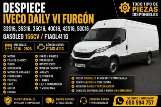 Despiece Iveco Daily VI Furgón 156CV