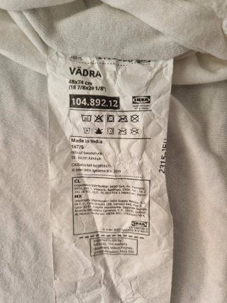 Funda Cambiador Ikea Vadra