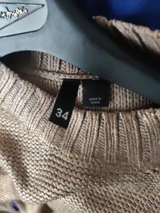 Jersey H&M Dorado Talla 34