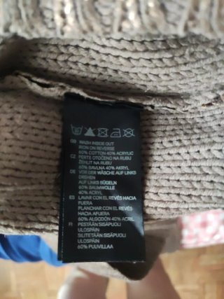 Jersey H&M Dorado Talla 34