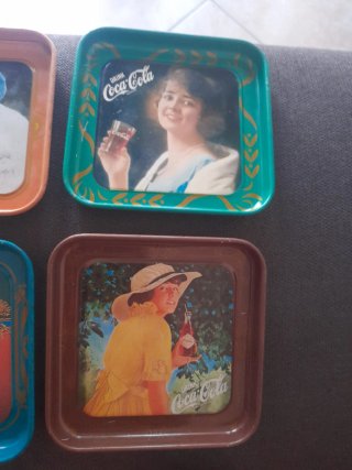 Sottotazza Coca Cola Vintage Set 6 Pezzi