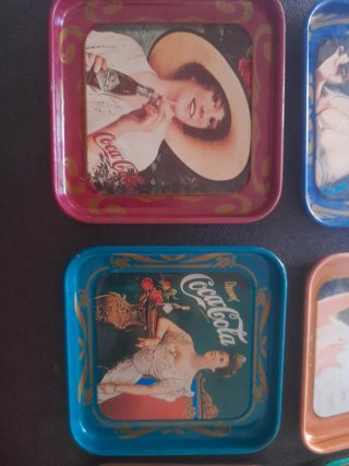 Sottotazza Coca Cola Vintage Set 6 Pezzi