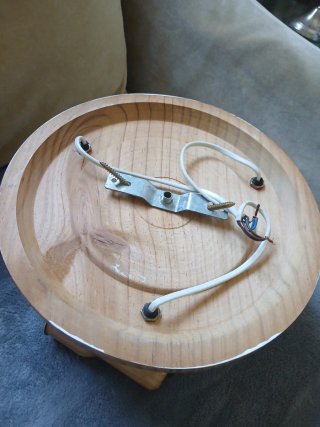 Lámpara de techo madera