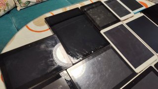 Lotto di 14 tablet Apple, Samsung, Huawei, Chuwi...