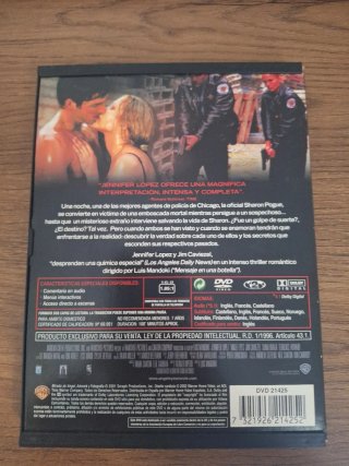 DVD Mirada de Ángel (Jennifer Lopez)