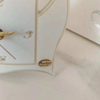 Orologio da tavolo a forma di cuore