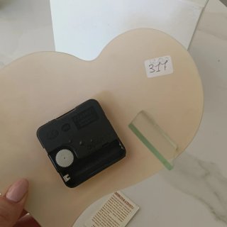 Orologio da tavolo a forma di cuore